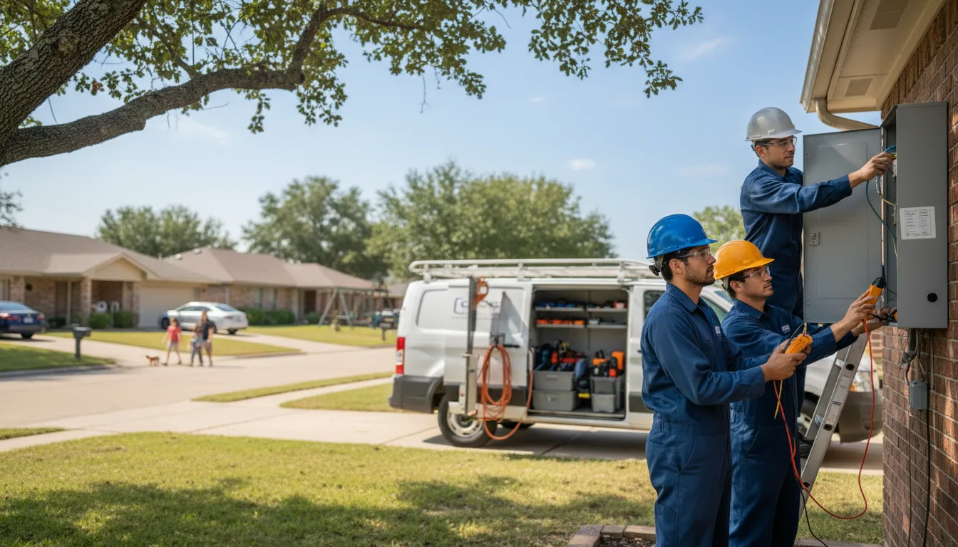 Certified electrician providing emergency electrical services in Bickmore, WV